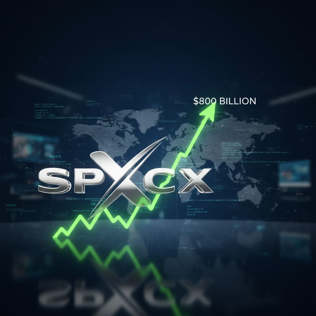 SpaceX Valuation Hits 800 Billion Dollars